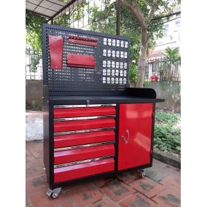 Tủ đồ nghề 6 ngăn kéo 1 cánh kết hợp bảng treo